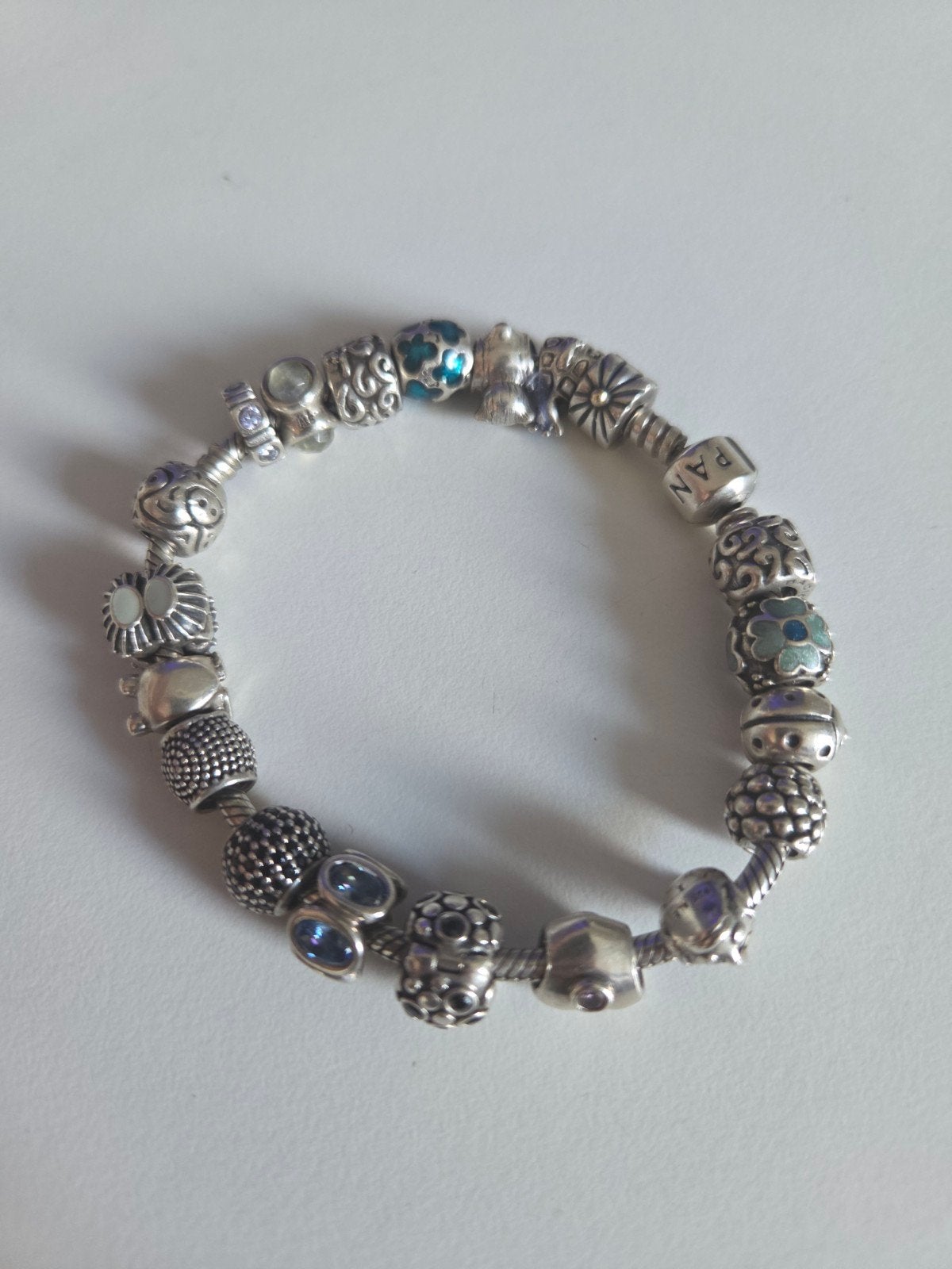 Pandora armband zilver, Ophalen of Verzenden, Zilver, Armband, Met edelsteen