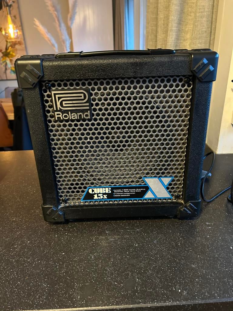 Roland cube 15x speaker voor gitaar of ander instrument, Ophalen, Gebruikt, Gitaar, Minder dan 50 watt