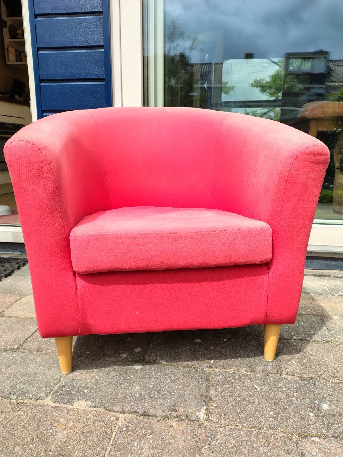 Comfortabele fauteuil Ikea Tullstra gratis, Huis en Inrichting, Fauteuils, Ophalen, Gebruikt, 75 tot 100 cm, 75 tot 100 cm