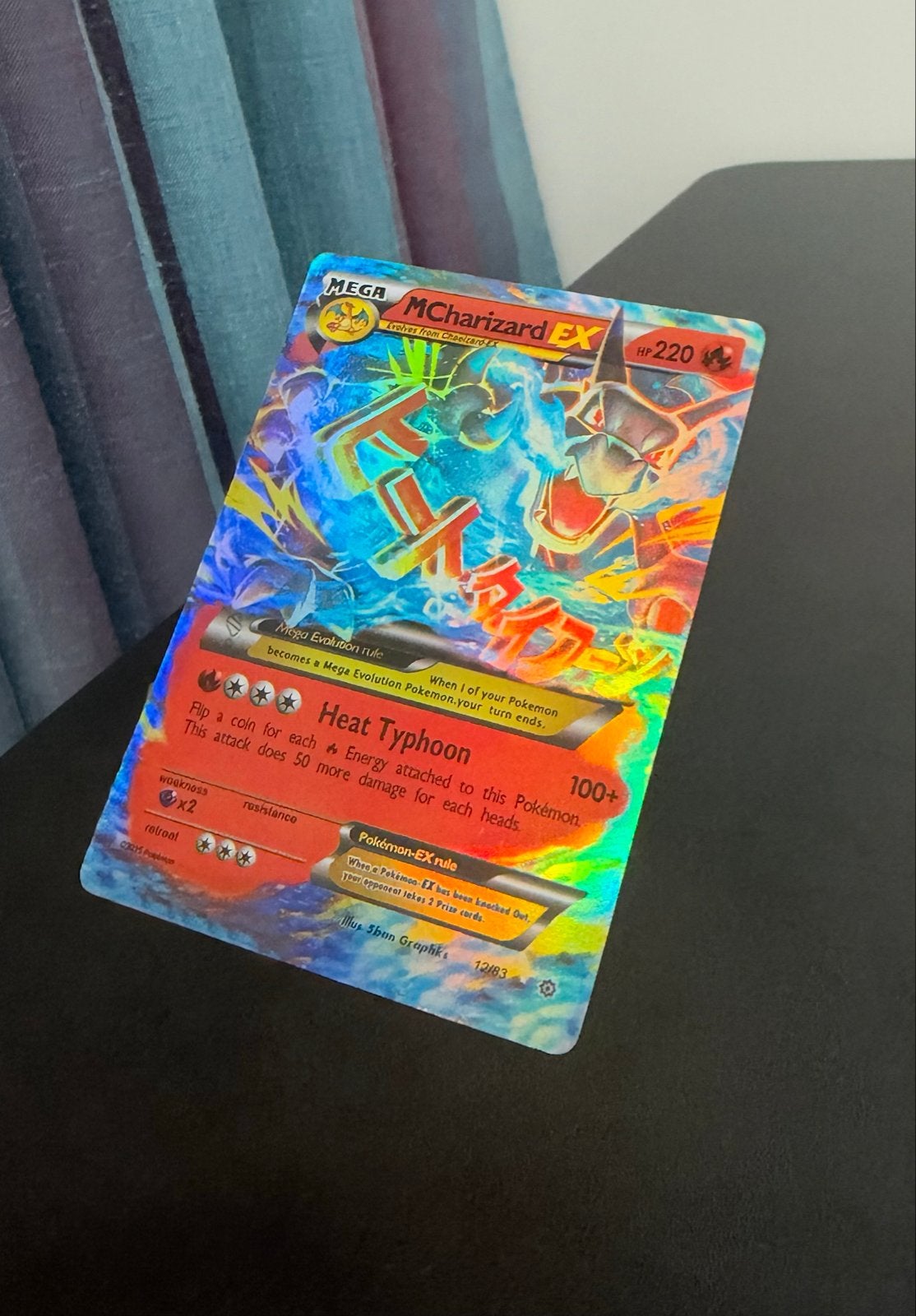 M Charizard EX #12 – XY Generations (2016) – Mega Charizard!, Ophalen of Verzenden, Zo goed als nieuw, Losse kaart, Foil