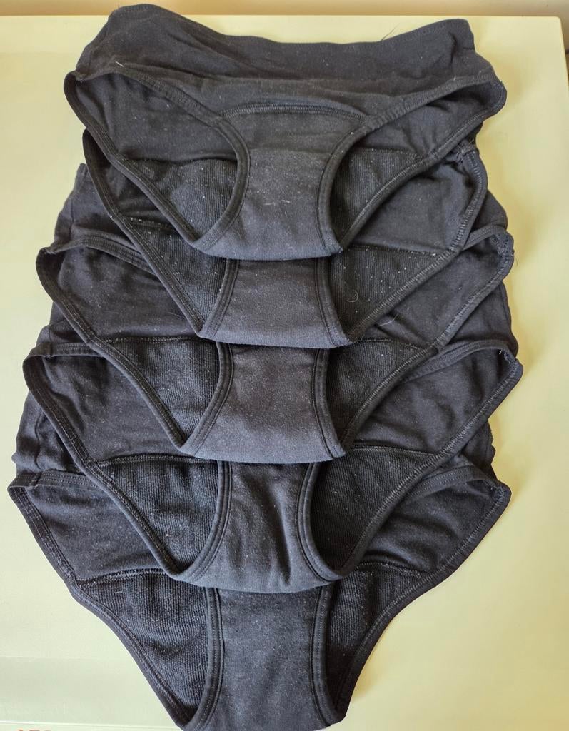 Menstruatie ondergoed 5 stuks, Kleding | Dames, Ondergoed en Lingerie, Ophalen, Zwart, Slip