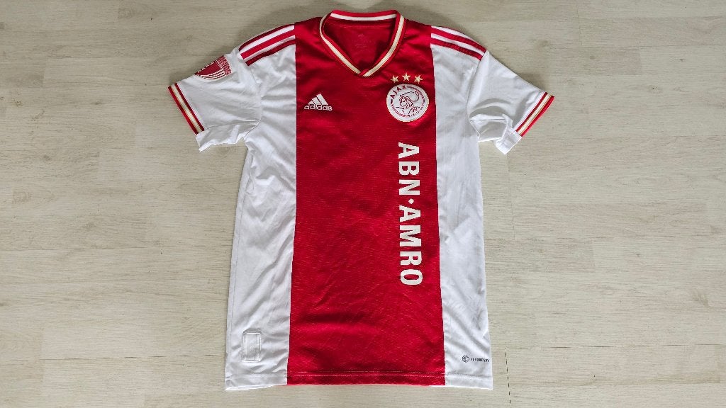 Ajax THUIS MATCH Shirt! Only Friends! 22/23! Mt S!, Ophalen of Verzenden, Zo goed als nieuw, Rood, Voetbal
