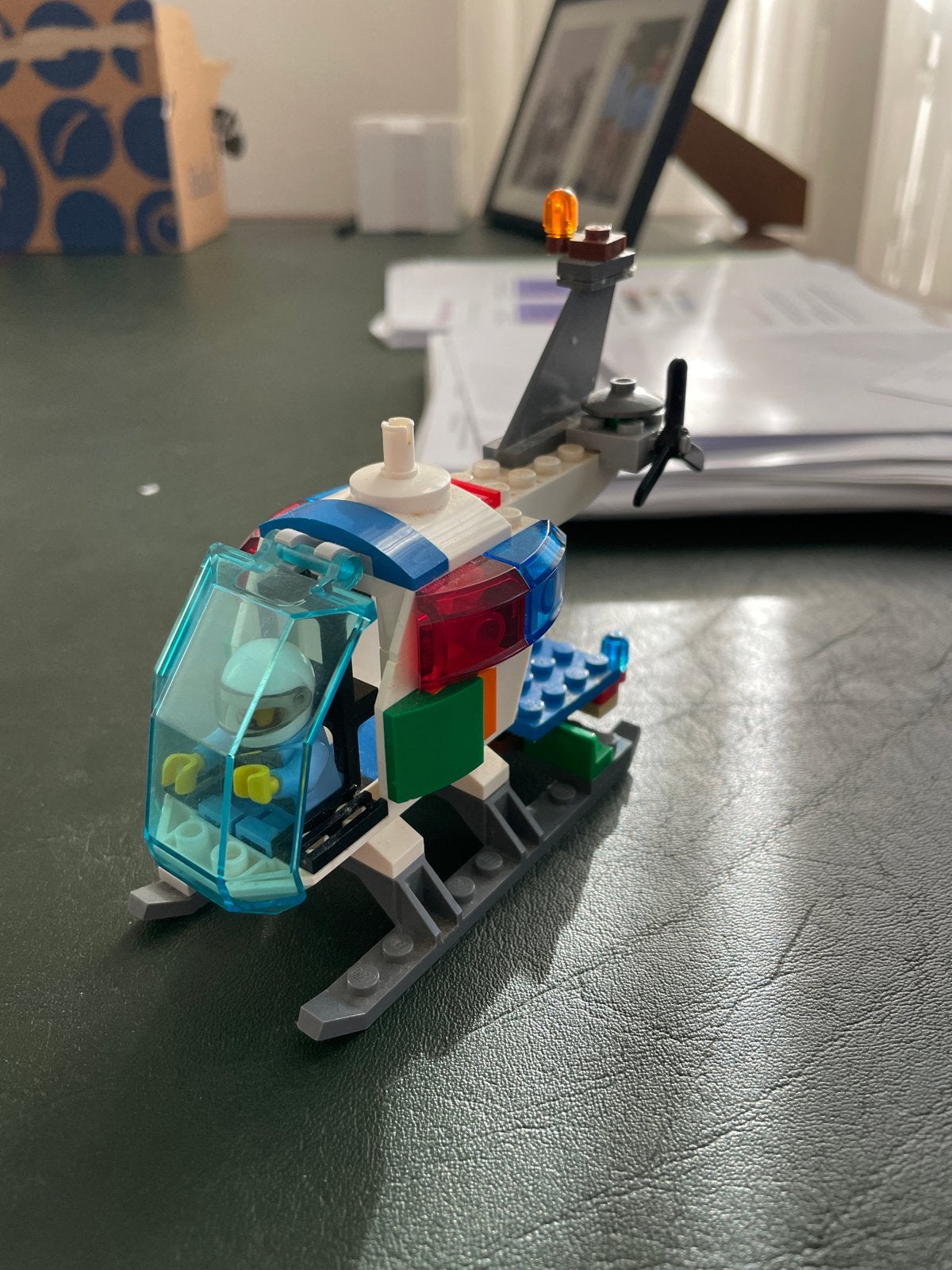 Lego City Helikopter met Piloot - Zo goed als nieuw, Ophalen, City, Lego, Zo goed als nieuw