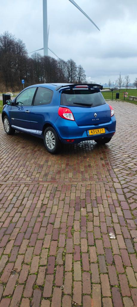 Renault Clio 1.2 16V 55KW 3-DRS 2010 Blauw, Voorwielaandrijving, 74 pk, 4 cilinders, Blauw