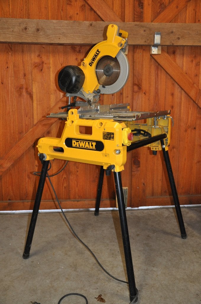 Dewalt DW743 n  flipover zaag, Ophalen, Gebruikt, DeWalt, 70 mm of meer