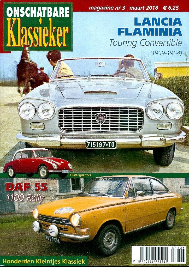 Onschatbare Klassieker reportage Lancia Flaminia Touring Con, Ophalen of Verzenden, Gelezen, Overige merken