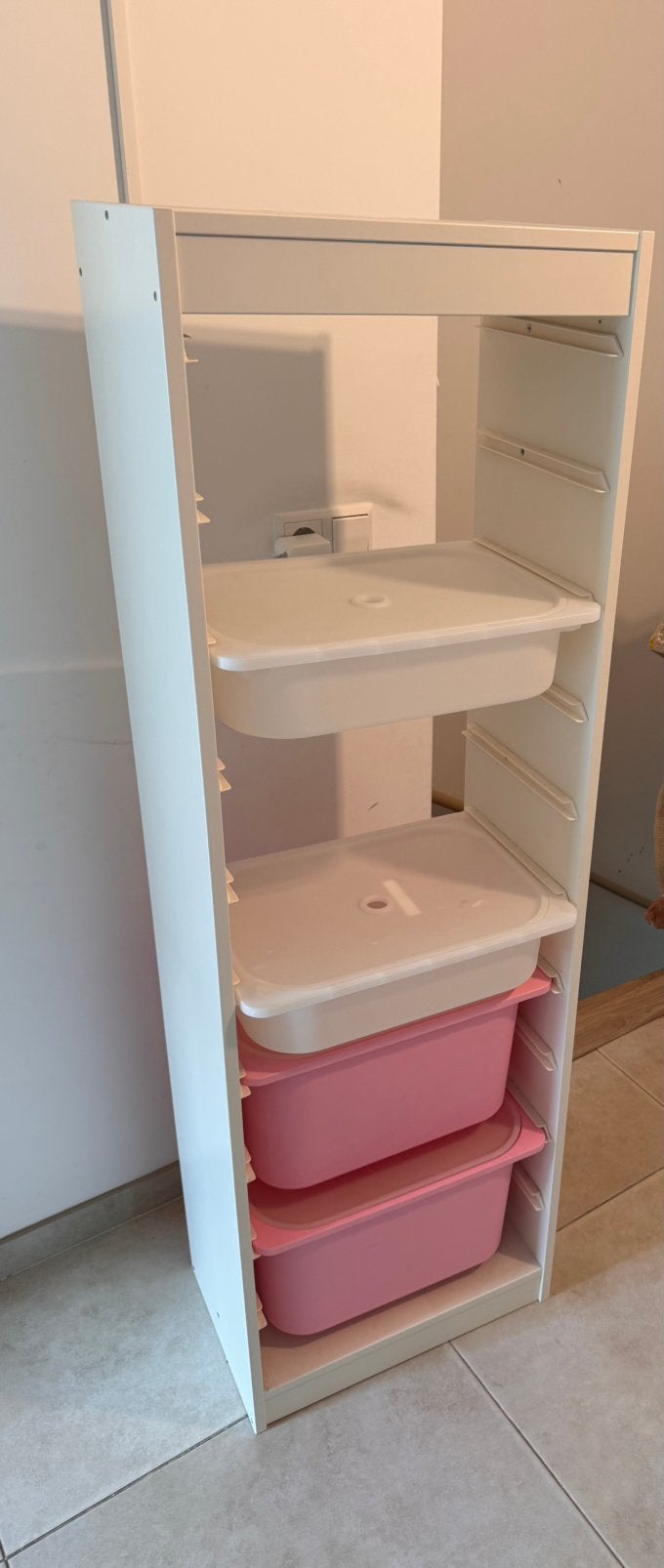 IKEA Trofast Opbergkast met Bakken - Wit, Ophalen, Gebruikt