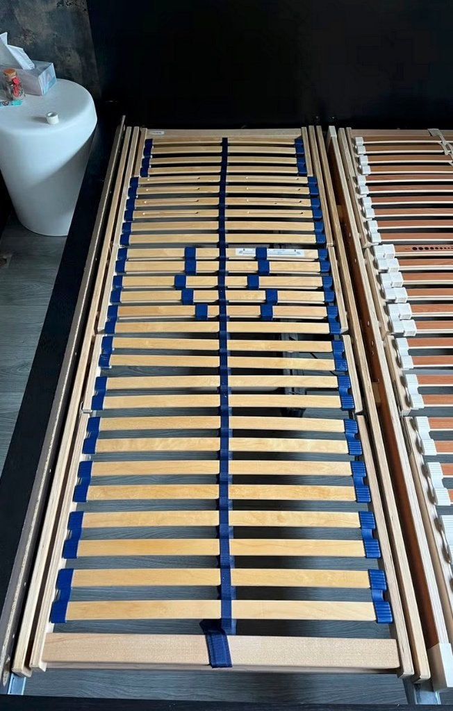 Lattenbodem eenpersoons 80x200 zonder afstandsbediening, Ophalen, Eenpersoons, Zo goed als nieuw, 80 cm