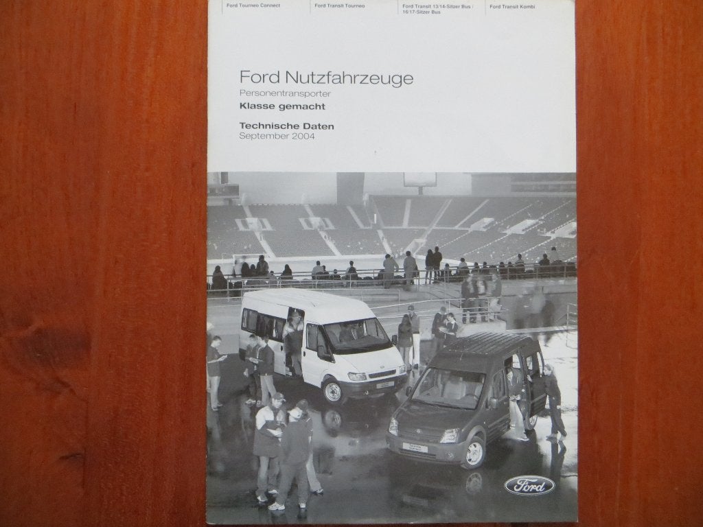 Ford Nutzfahrzeuge Personentransporter Technische Daten 2004, Boeken, Ophalen of Verzenden, Nieuw, Ford