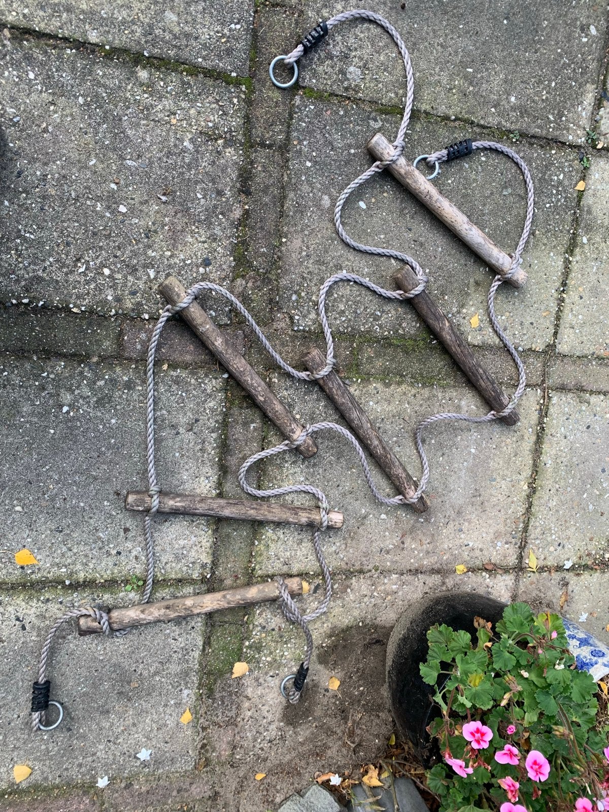 Klimrek voor in de schommel, Ophalen, Gebruikt, Klimwand