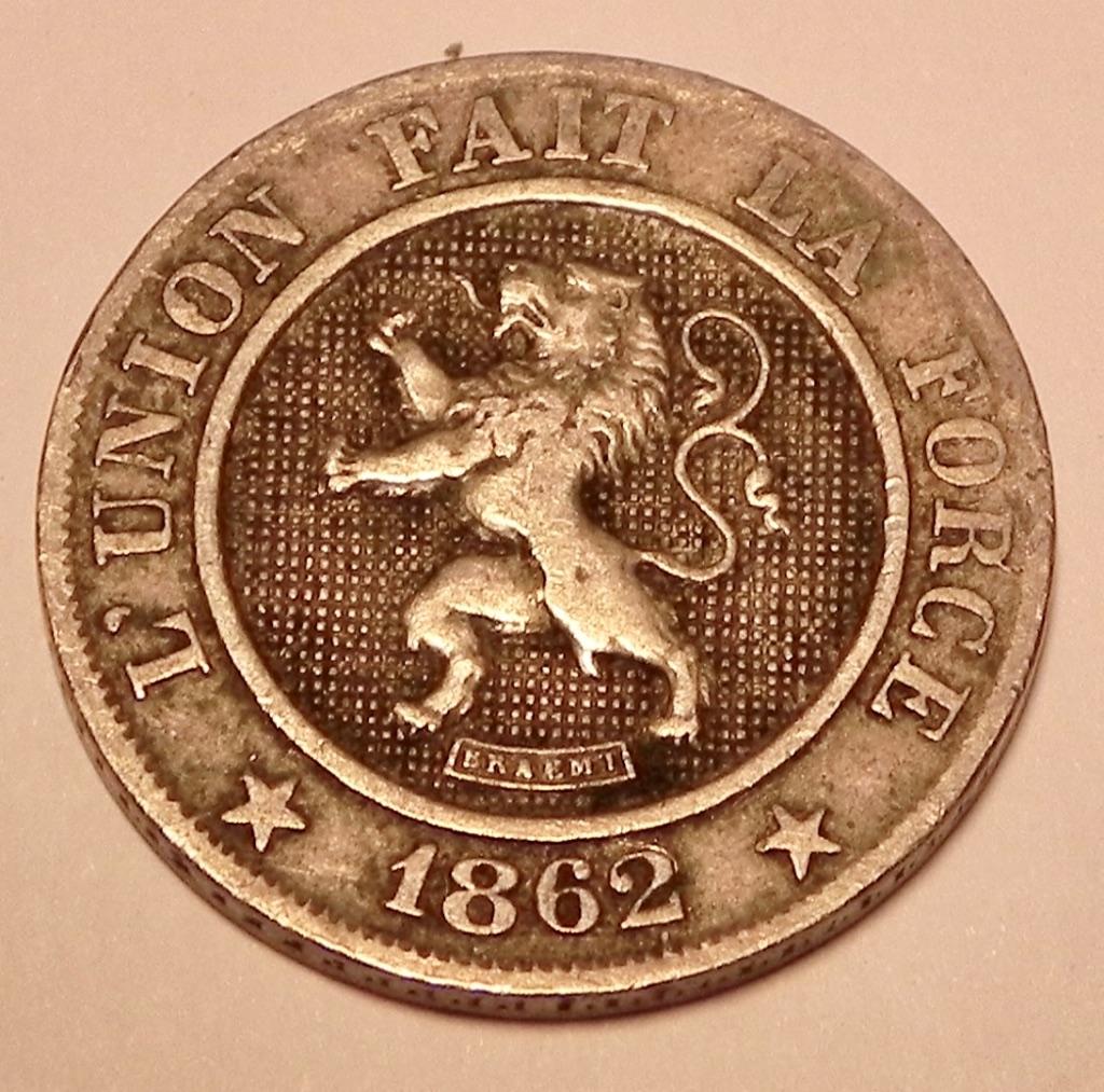 10 Cent 1862 Belgie FR, Verzenden, Overig, Losse munt