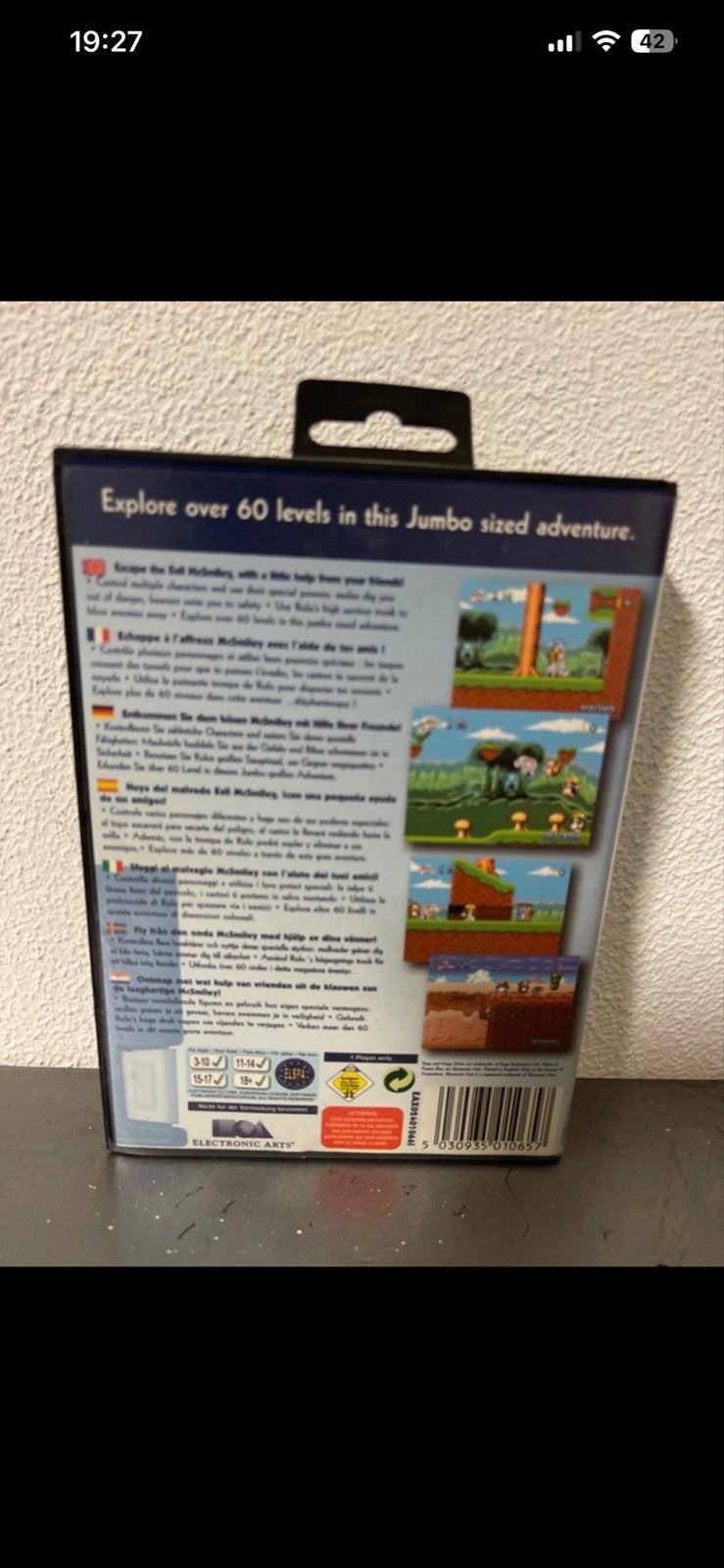 SEGA Mega Drive: Rolo to the Rescue (Compleet met boekje), Ophalen, Gebruikt, 1 speler, Platform