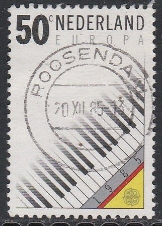 Nederland 1985 1333 Europa 50c, Gest Roosendaal, Postzegels en Munten, Ophalen of Verzenden, Na 1940, Gestempeld