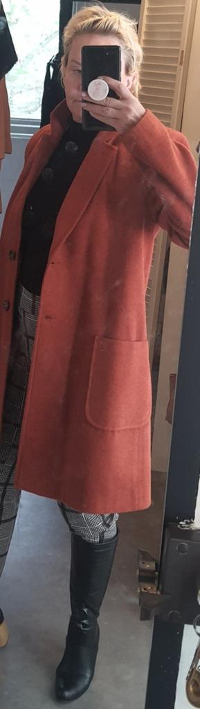 Tussen jas orang terracotta kleur, Ophalen of Verzenden, Nieuw, Maat 38/40 (M)