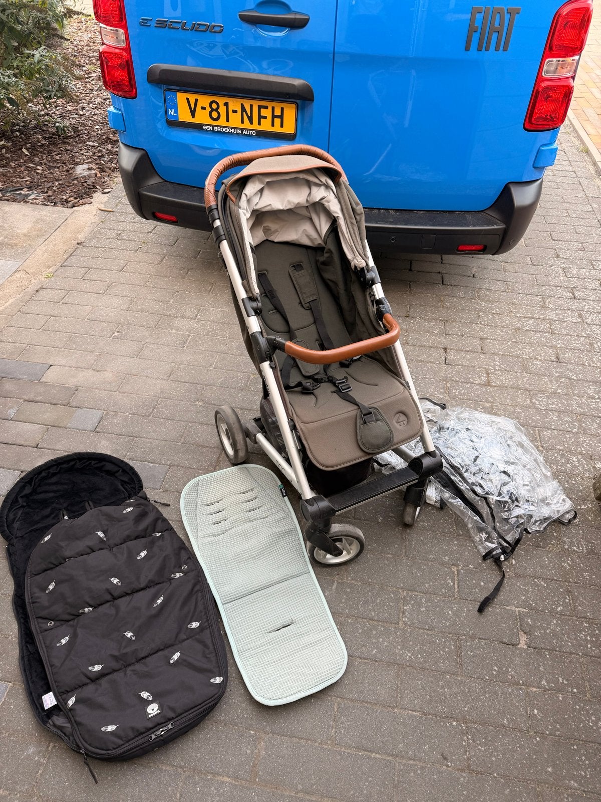 Mutsy nexo buggy met voetenzak en zomer kussen, Ophalen, Gebruikt, Kinderwagen, Mutsy