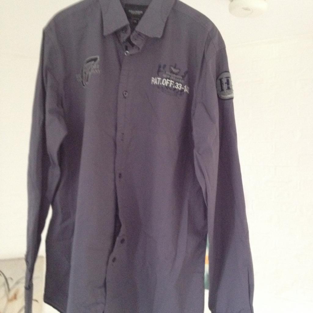 Hallinger blouse xxl, Kleding | Heren, Ophalen, Zo goed als nieuw, Overige halswijdtes