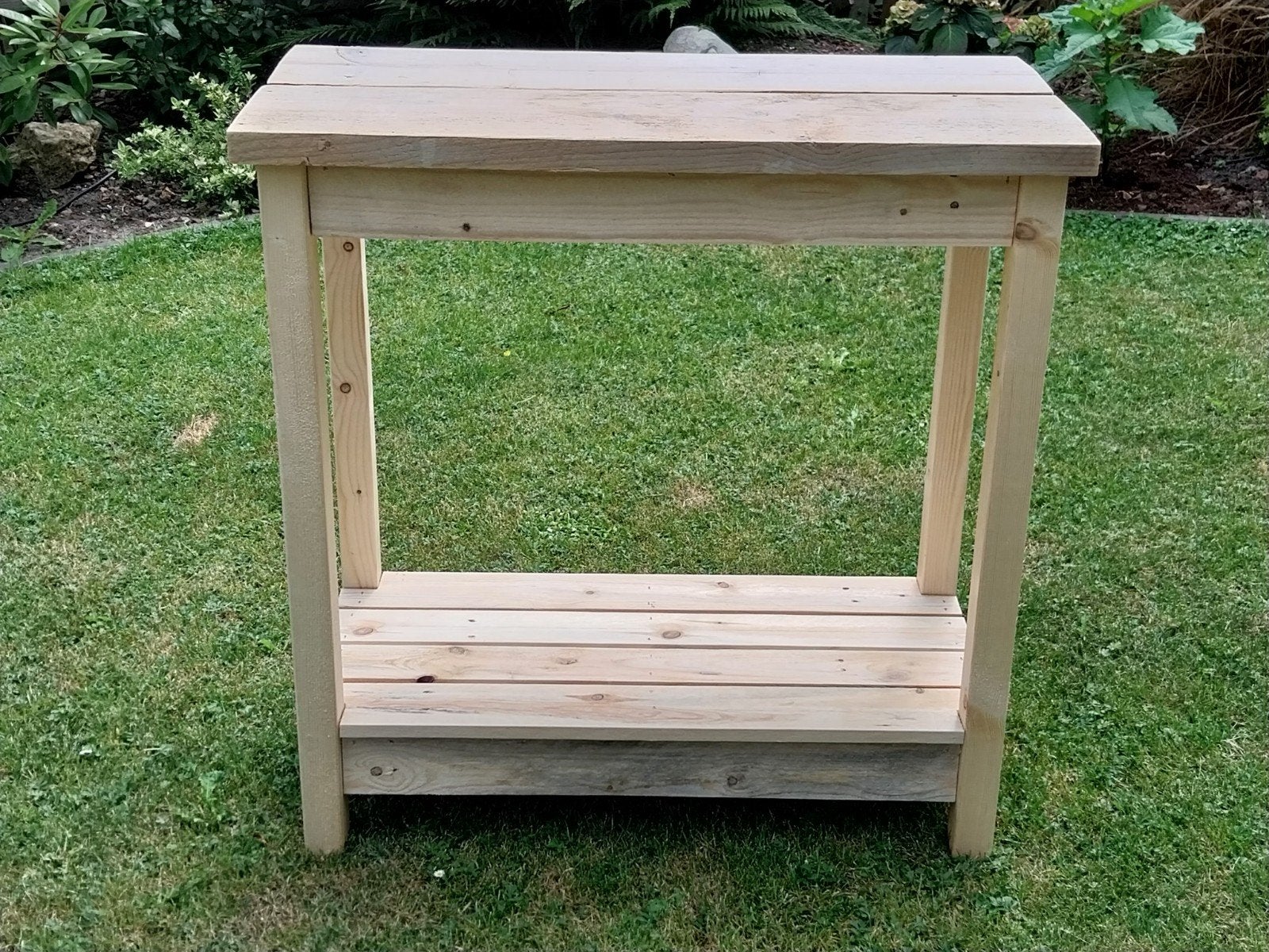 Pallethouten sidetable voor binnen of buiten, Tuin en Terras, Ophalen, Nieuw