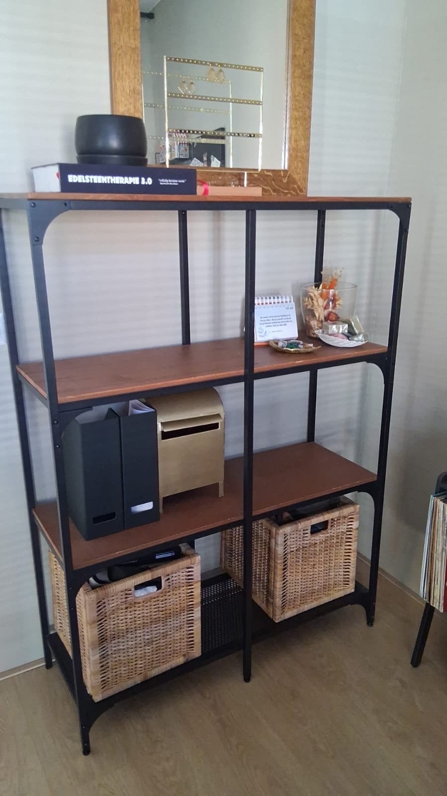 Fjällbo stellingkast ikea, Ophalen, Met plank(en), Gebruikt, 50 tot 100 cm