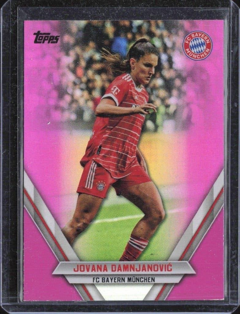 Jovana Damnjanovic /135 Topps Bayern München Pink, Ophalen of Verzenden, Zo goed als nieuw, Plaatje
