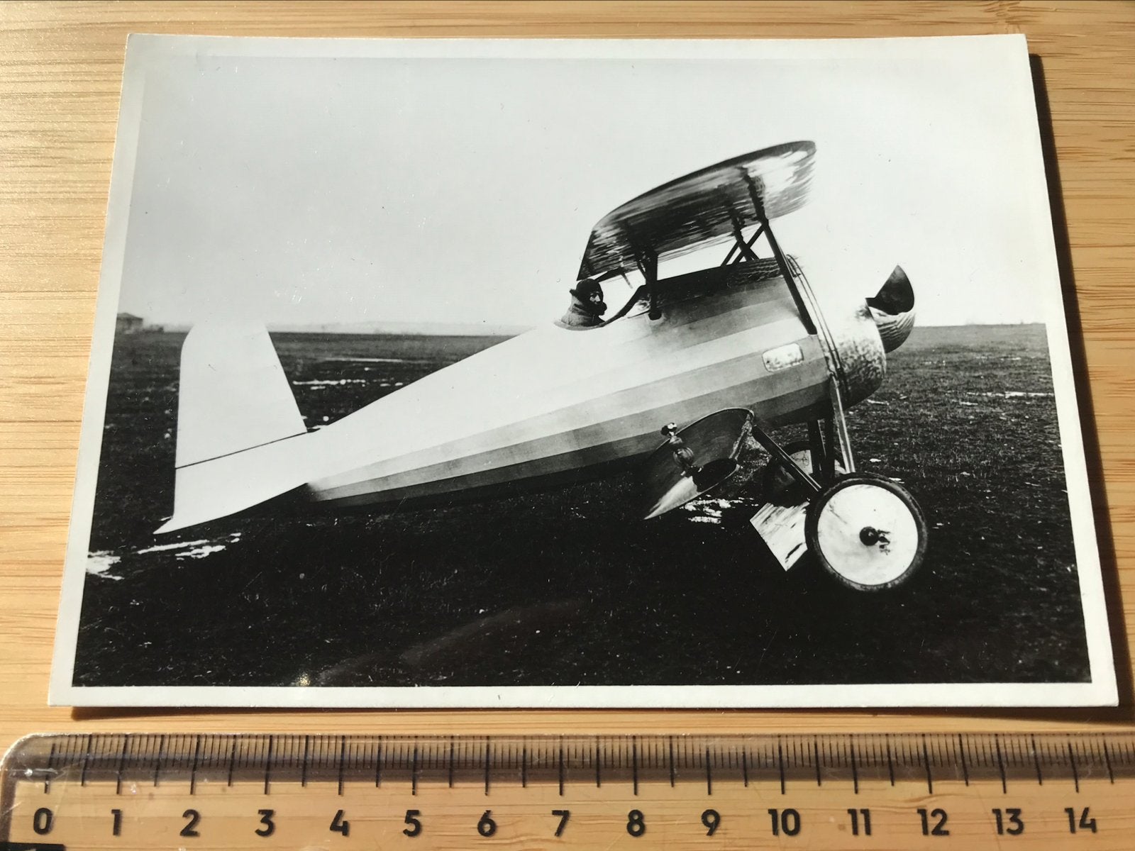 Fokker V.1 prototype vliegtuig Schwerin WO1 foto Luchtvaart, Verzamelen, Ophalen of Verzenden, Zo goed als nieuw, Kaart, Foto of Prent
