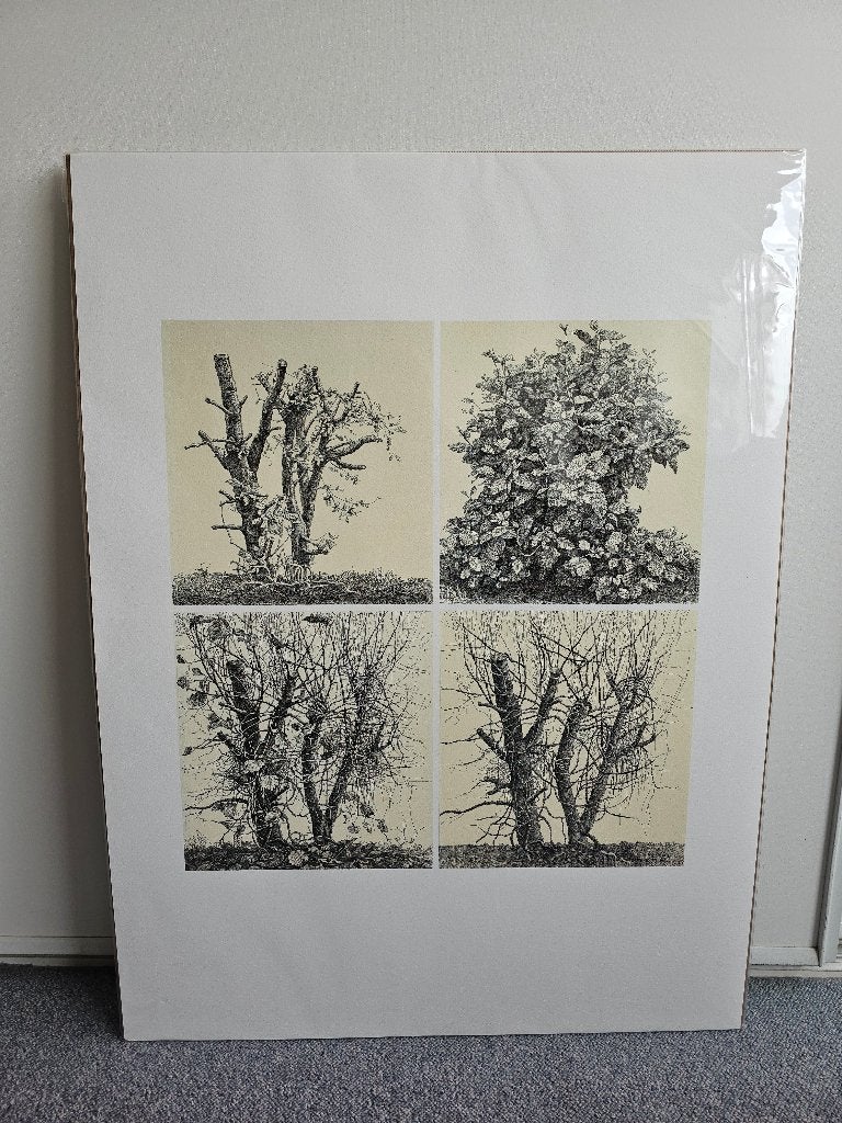 Jopie Huisman giclée reproductie van vier pentekeningen, Ophalen