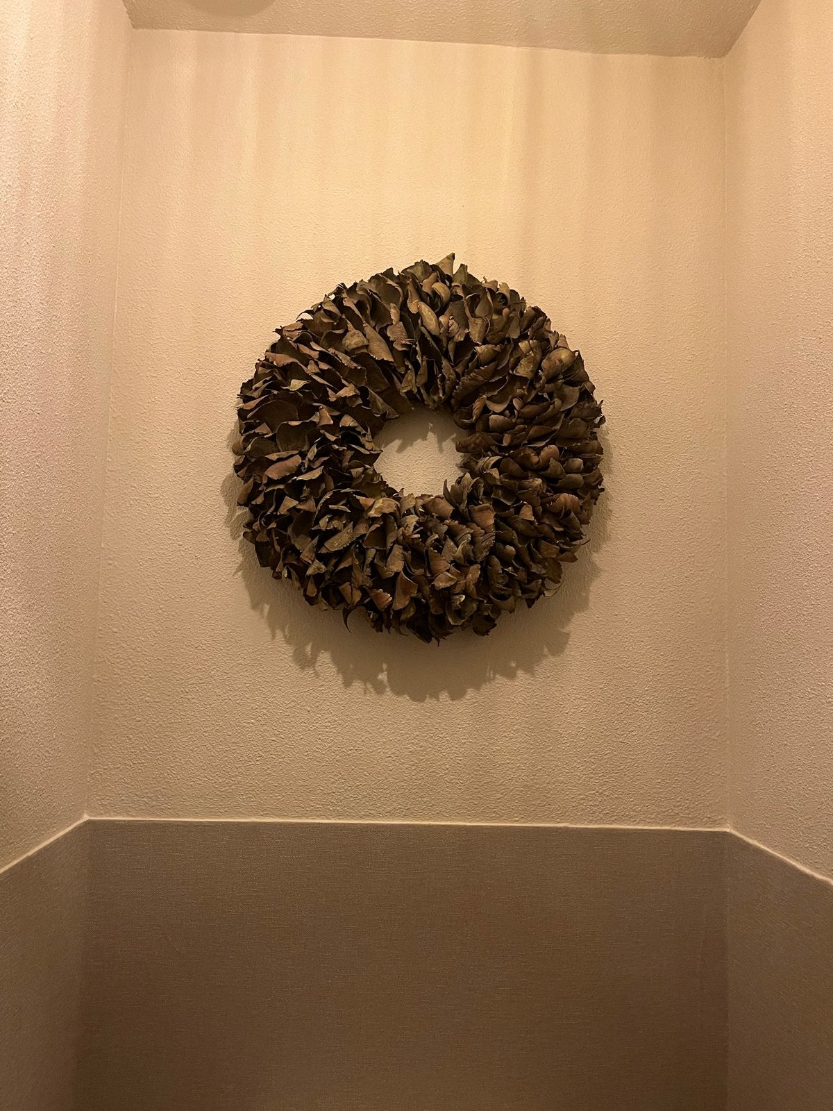 Grote krans, diameter 60 cm, Huis en Inrichting, Ophalen, Krans, Zo goed als nieuw, Natuurlijk materiaal