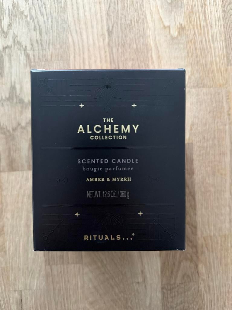 Rituals The Alchemy Collection geurkaars Amber & Myrrh, Overige materialen, Bruin, Nieuw, Ophalen of Verzenden