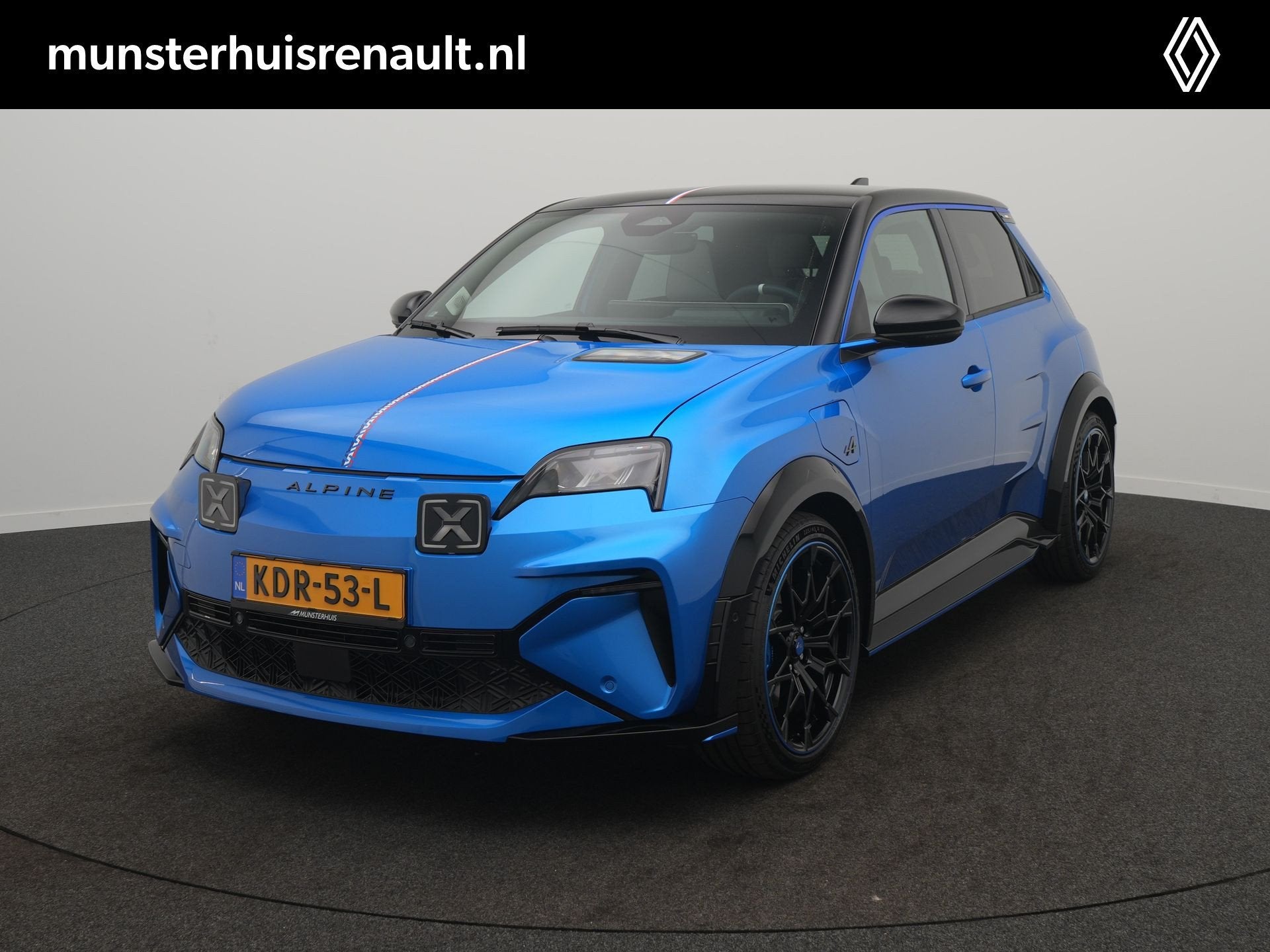 ALPINE A290 GTS 52 kWh - V2G - Pack Safety - Pack Driving -, Auto's, Alpine, Gebruikt, Blauw, A290, 500 kg
