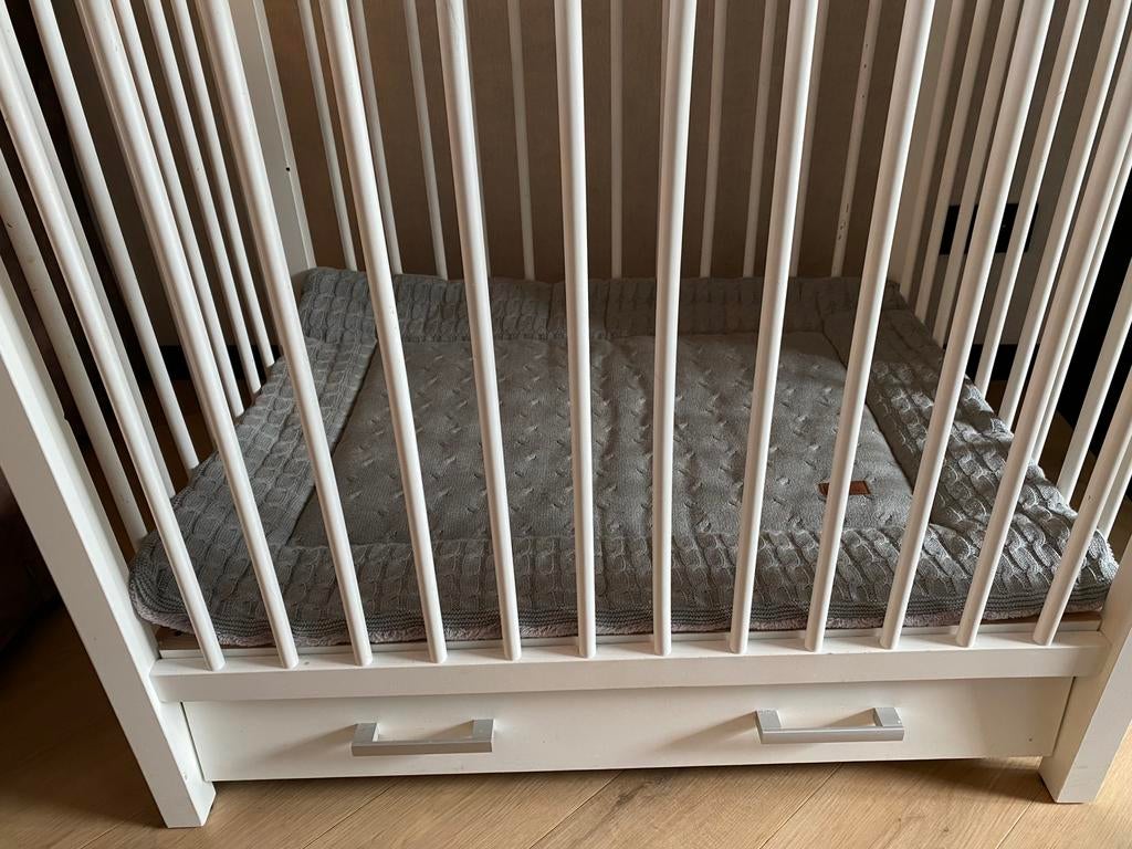 Box incl boxkleed gebruikt, Kinderen en Baby's, Boxen, Ophalen, Gebruikt, Rechthoekig, In hoogte verstelbaar