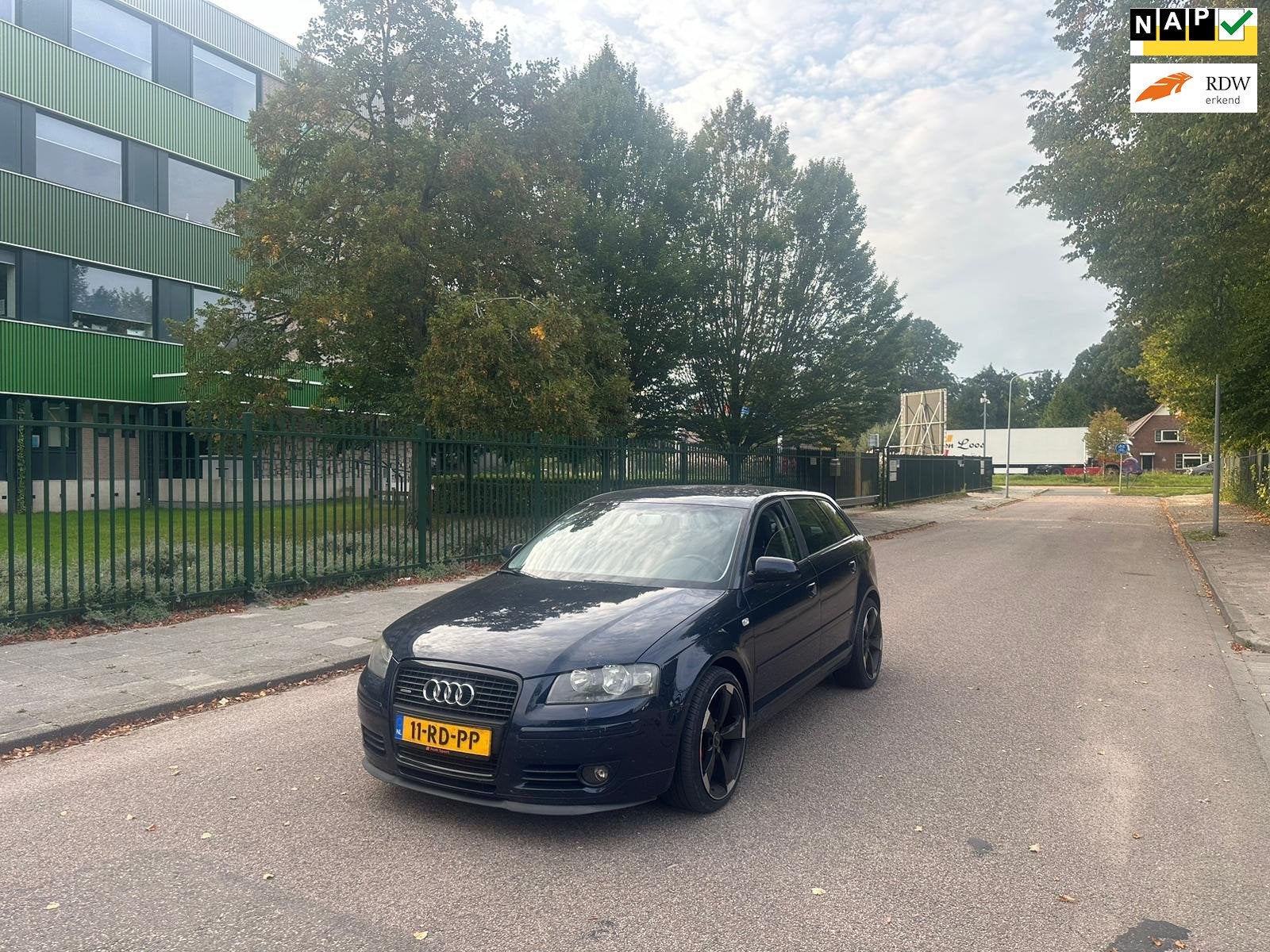 Audi A3 Sportback 3.2 quattro Ambition Airco.Navi.Camera, Automaat, Gebruikt, 3189 cc, Blauw