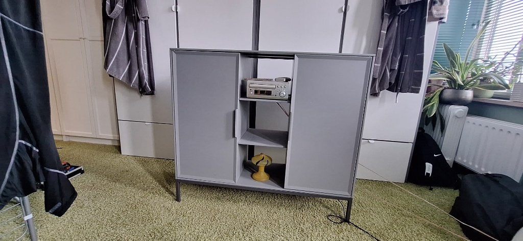 audio tv meubel, Huis en Inrichting, Kasten | Televisiemeubels, Ophalen, 50 tot 100 cm, Zo goed als nieuw, Minder dan 100 cm
