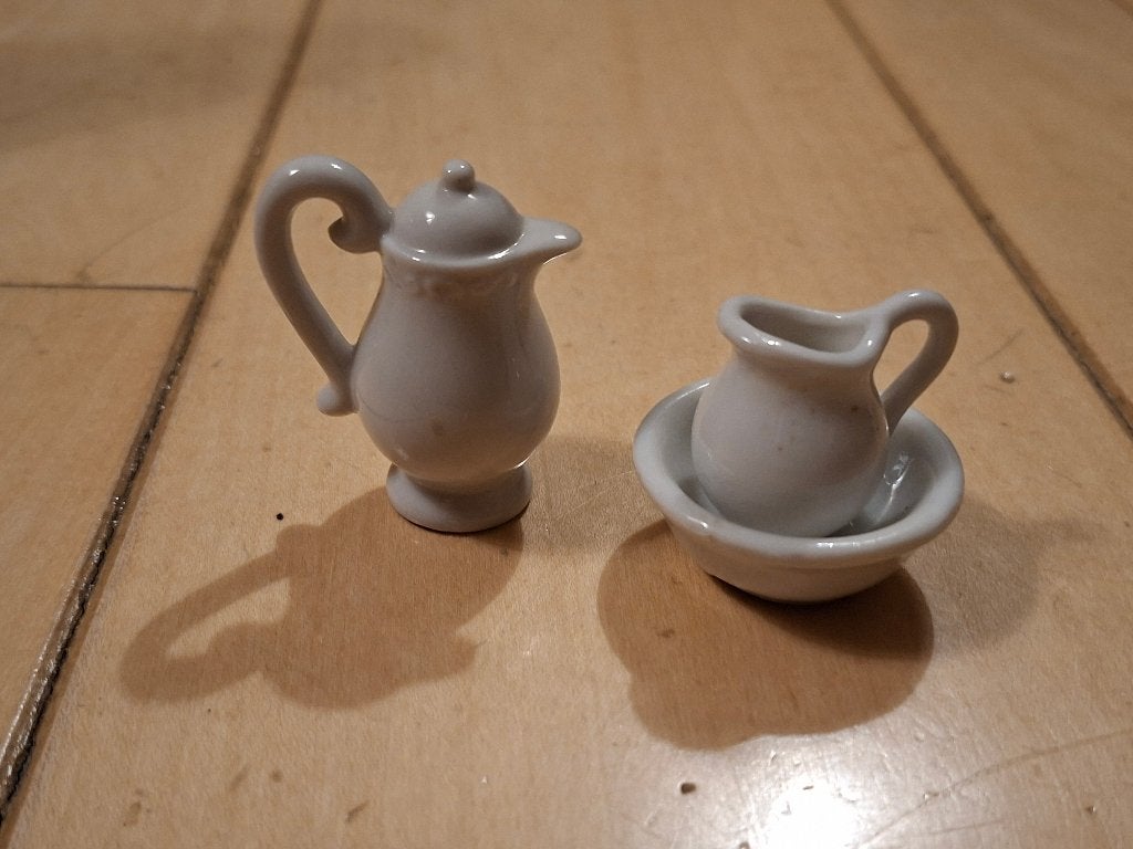miniatuur kannetjes Shakman, Ophalen of Verzenden, Zo goed als nieuw, Poppenhuis