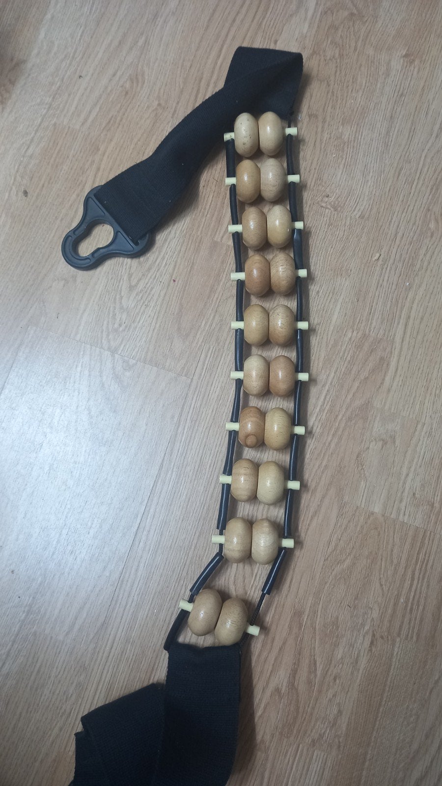 Houten massageband met handvat, Ophalen of Verzenden, Gebruikt, Apparaat