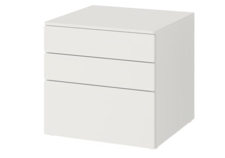 Chest of 3 drawers, Huis en Inrichting, Kasten | Ladekasten, Ophalen, 50 tot 100 cm, Zo goed als nieuw, Minder dan 100 cm