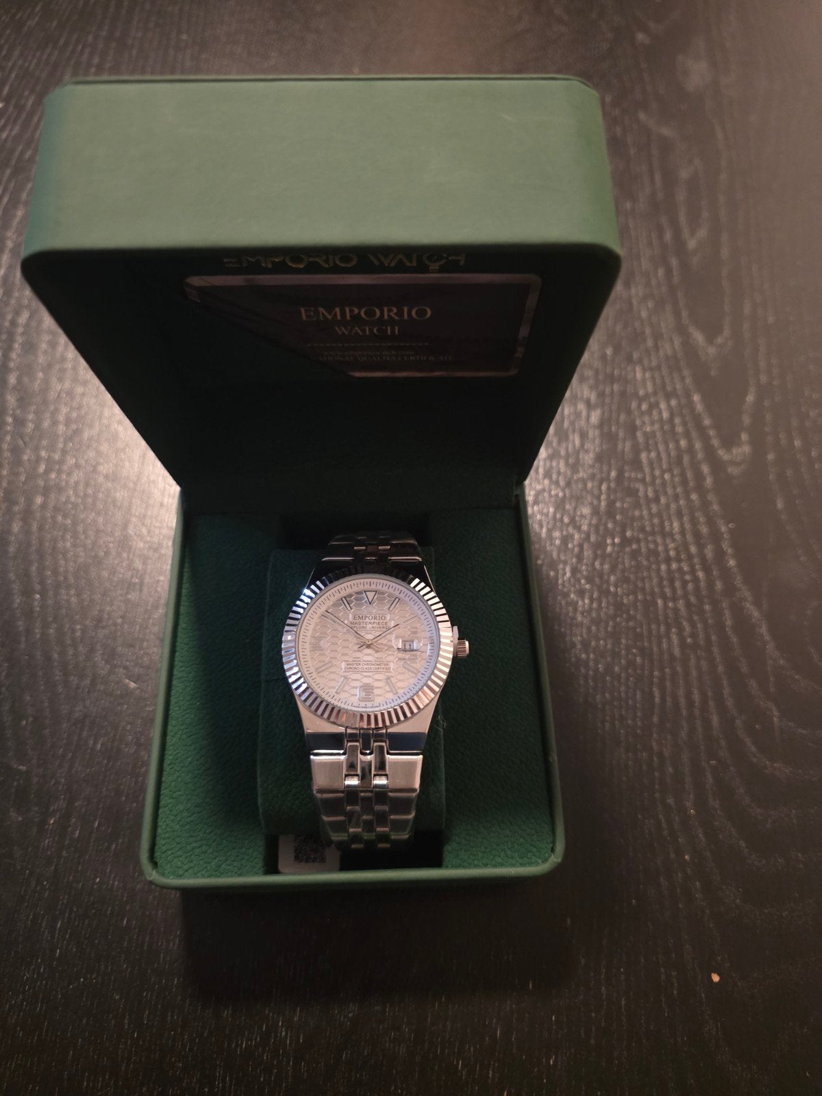Nieuw Emporio Masterpiece Horloge - Ongebruikt, Overige merken, Staal, Staal, Polshorloge