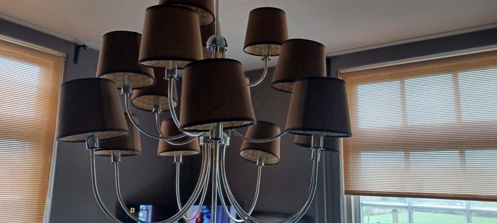 Grote aparte kroonluchter, Huis en Inrichting, Lampen | Kroonluchters, Ophalen of Verzenden, Zo goed als nieuw