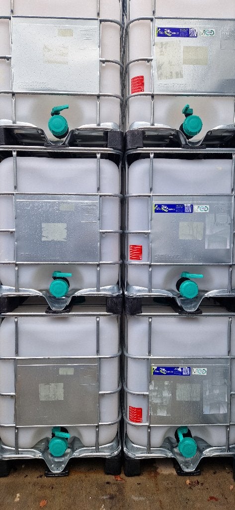 Te koop ibc container 600 liter vaten schoon, Kunststof, Met kraantje, 150 liter of meer, Nieuw