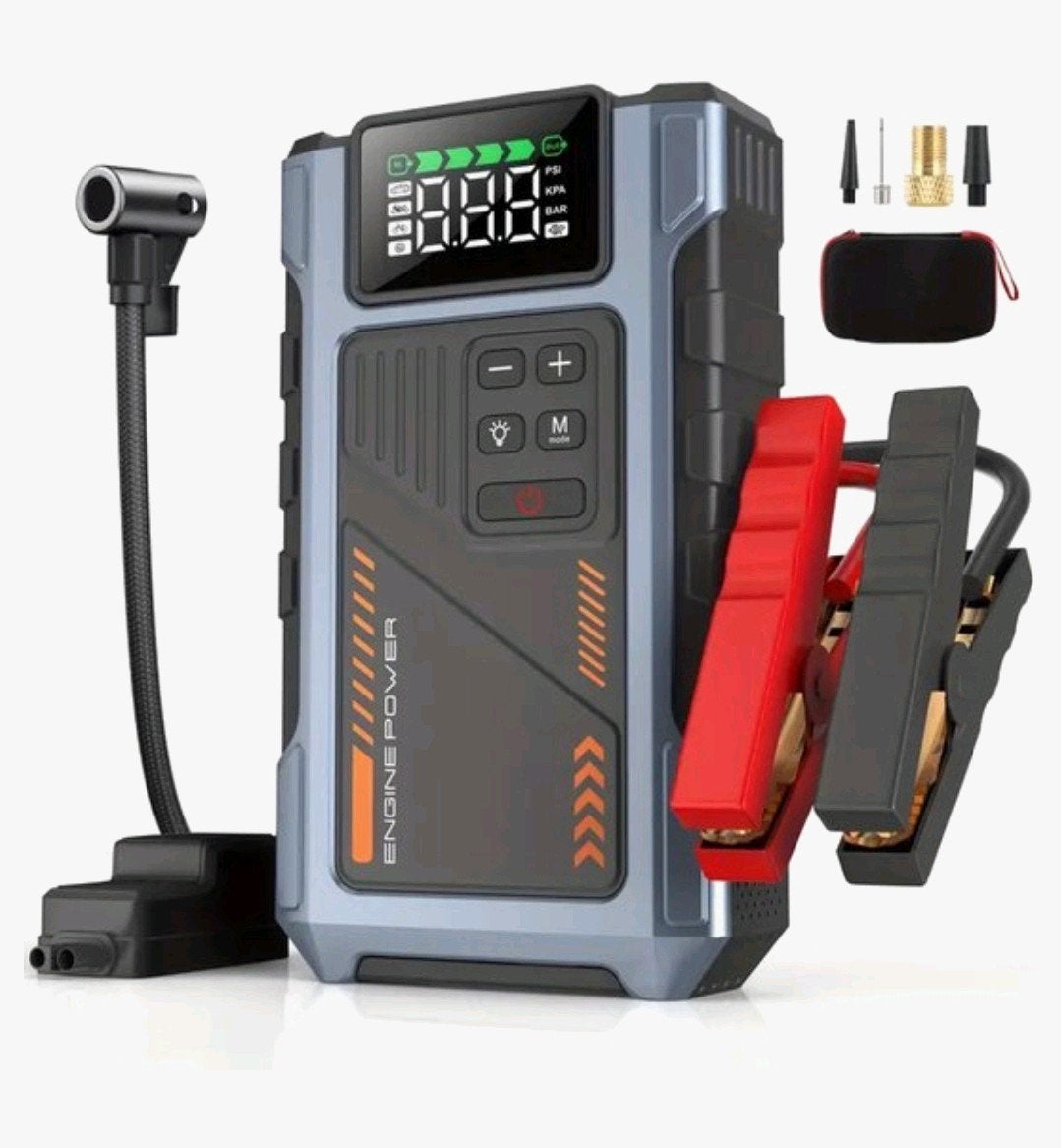 7-in-1 Jumpstarter 6000A – 12000mAh – Compressor, Auto diversen, Ophalen of Verzenden, Nieuw
