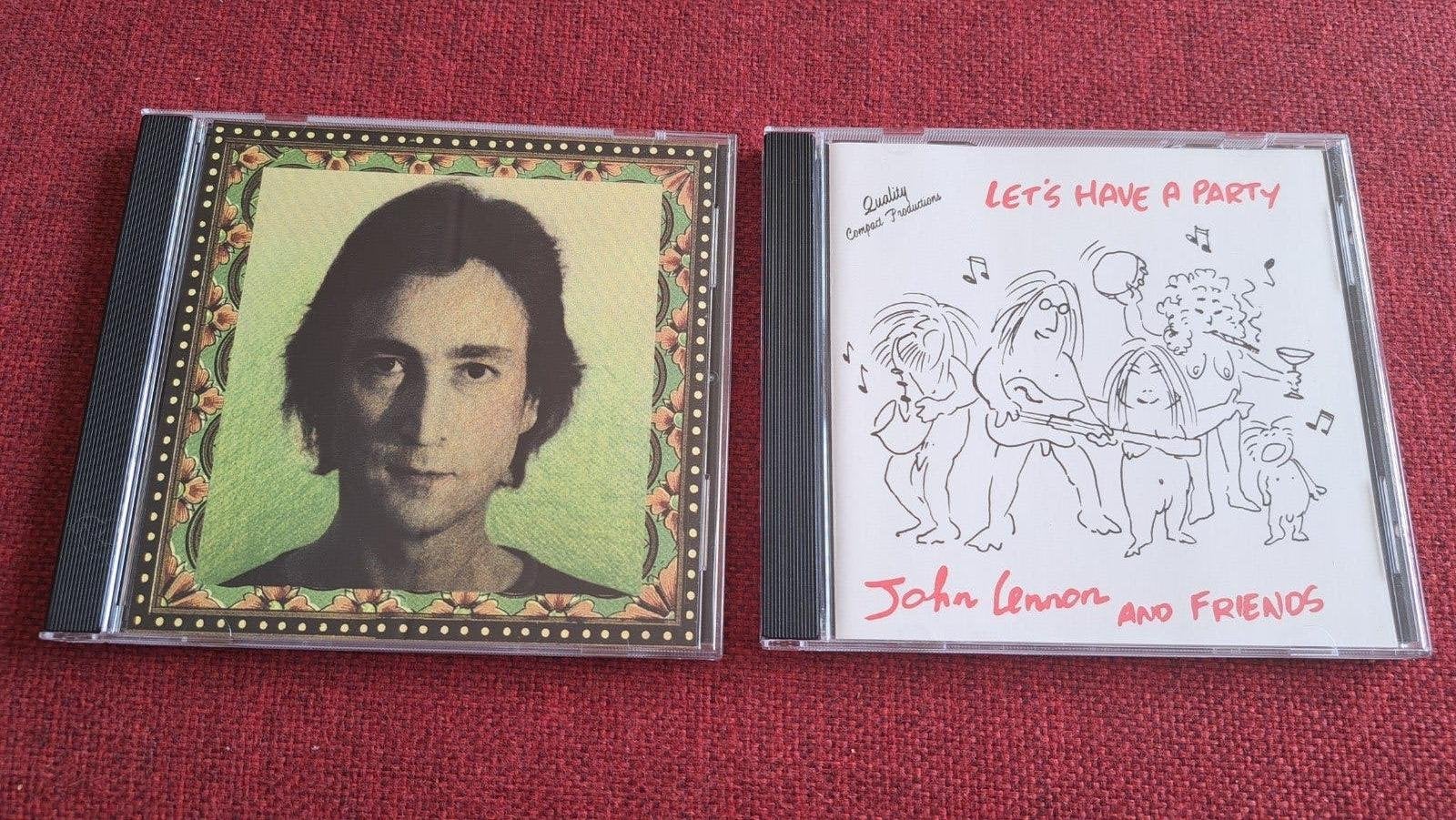 Lennon 2 cd's (Beatles) Let's have a party / Borrowed time, Hobby en Vrije tijd, Stempelen, Ophalen of Verzenden, Clearstamp
