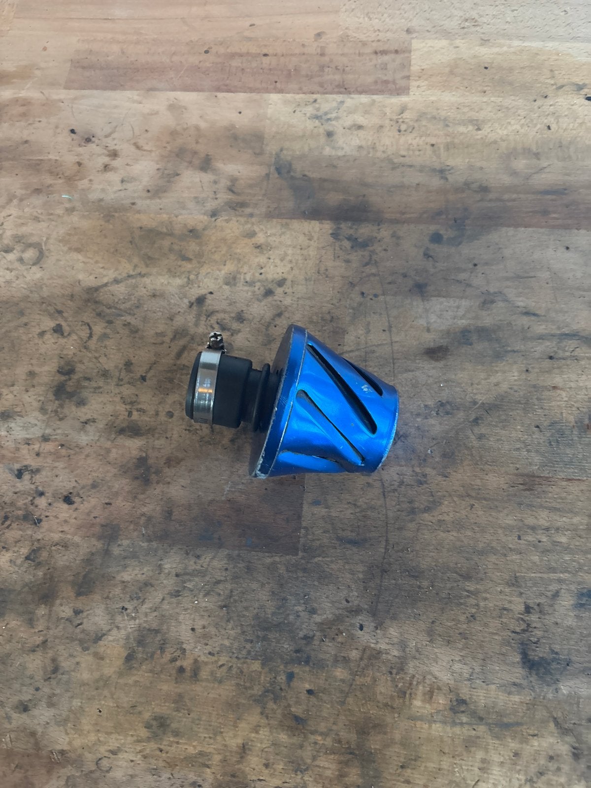 Powerfilter voor standaard carb Peugeot verticaal (Speedfigh, Ophalen of Verzenden, Gebruikt, Overige typen