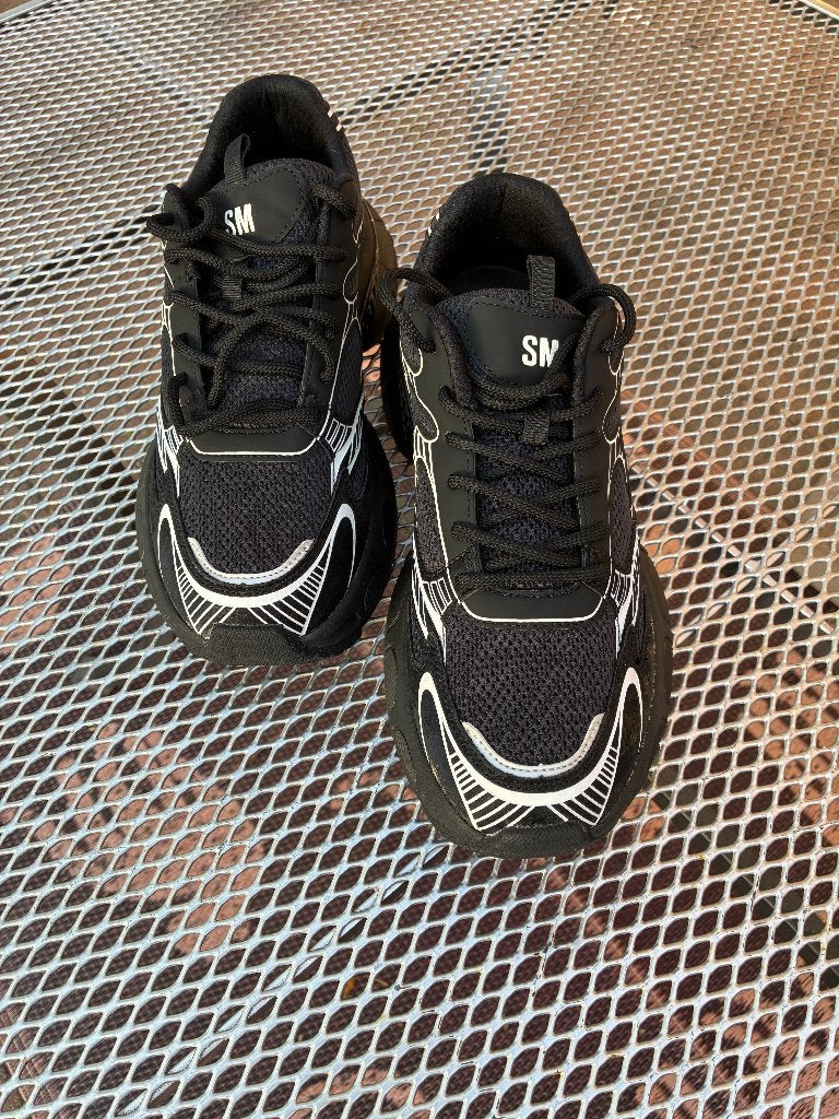Sneakers maat 43, Zwart, Nieuw, Ophalen of Verzenden, Sneakers of Gympen