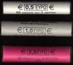 3 Muntrollen 1 + 2 + 5 Eurocent Griekenland 2025 -150 Munten, Verzenden, Griekenland, Overige waardes, Setje