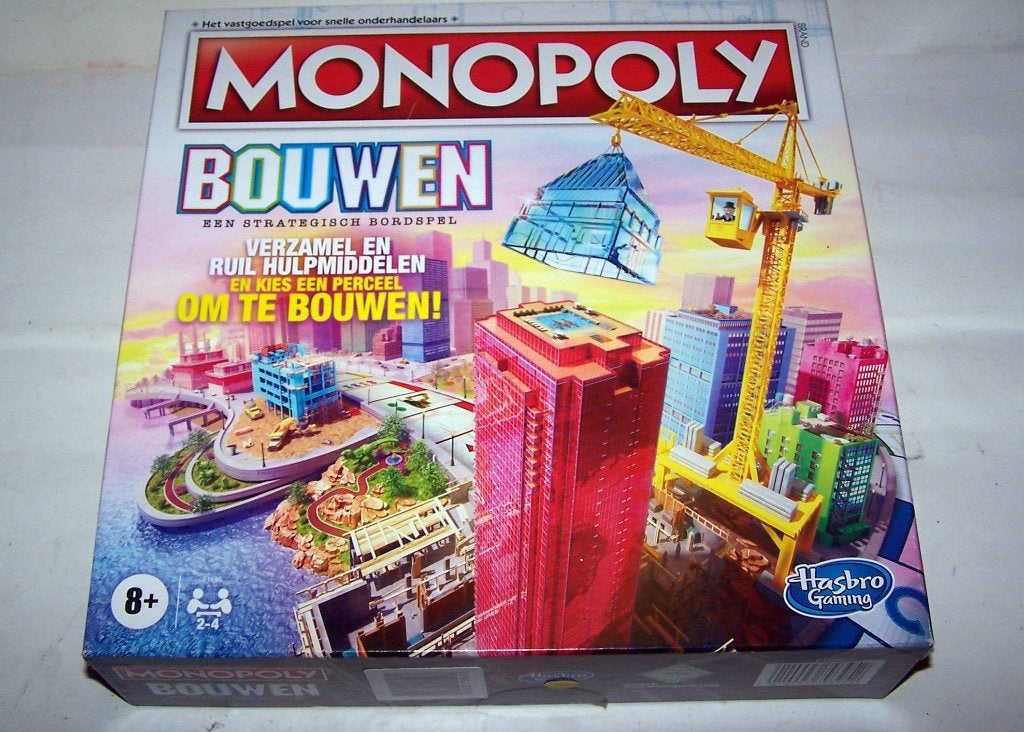 Monopoly Bouwen. Compleet/nieuwstaat., Vijf spelers of meer, Ophalen of Verzenden, Zo goed als nieuw, Hasbro