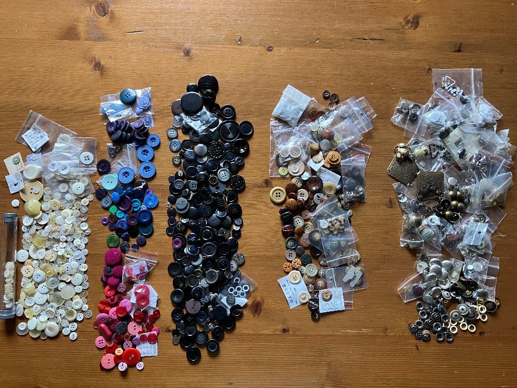 Grote sortering knopen, Ophalen of Verzenden, Zo goed als nieuw, Knoop of Knopen
