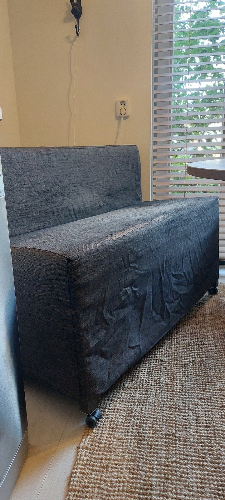 Linteloo DWI eettafelbankje 120 cm breed, Huis en Inrichting, Ophalen, Gebruikt, Eén, Stof