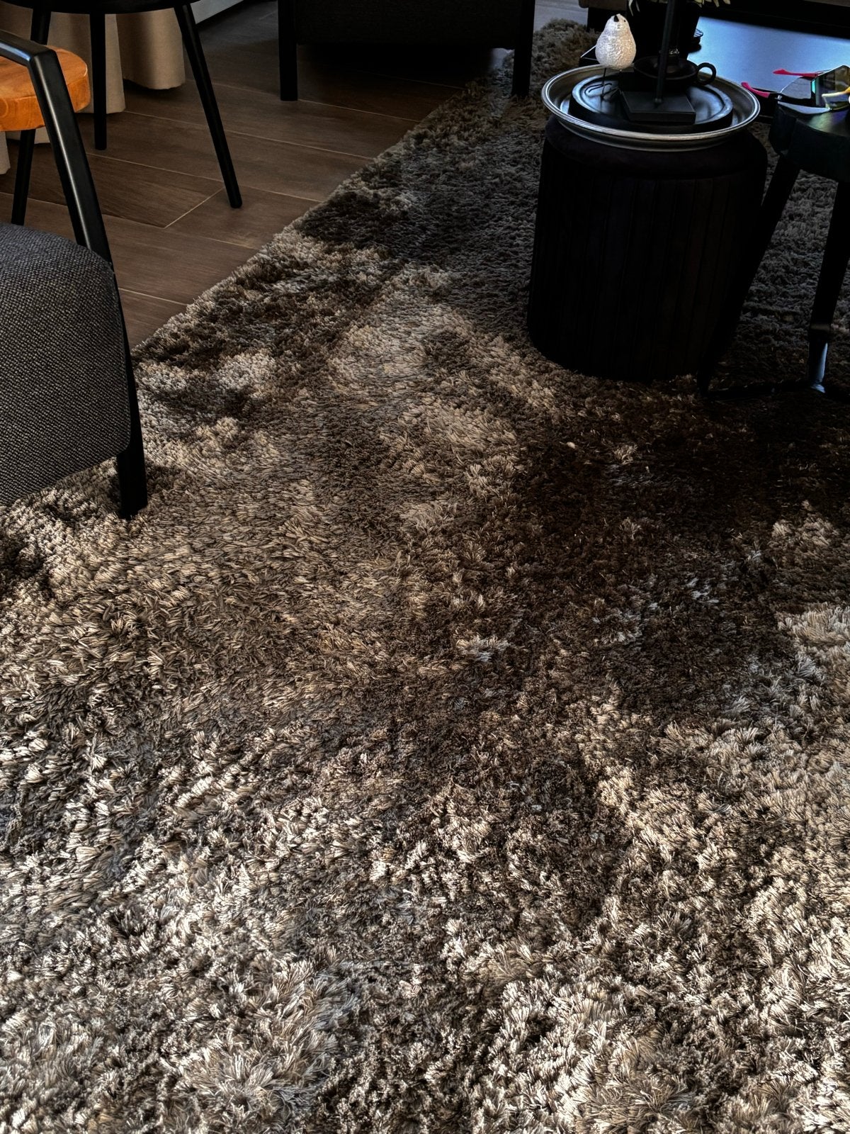 Groot Vloerkleed 2x4 meter - Gebruikt, Ophalen, Gebruikt, 200 cm of meer, Grijs