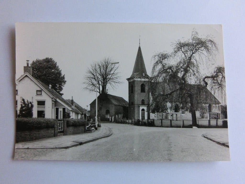 Wedde dorpskern met nh kerk, Verzamelen, Verzenden, 1940 tot 1960, Ongelopen