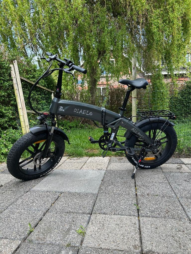 Elektrische Fatbike opvouwbaar (Diablo All road), Fietsen en Brommers, Elektrische fietsen, Zo goed als nieuw, Minder dan 47 cm