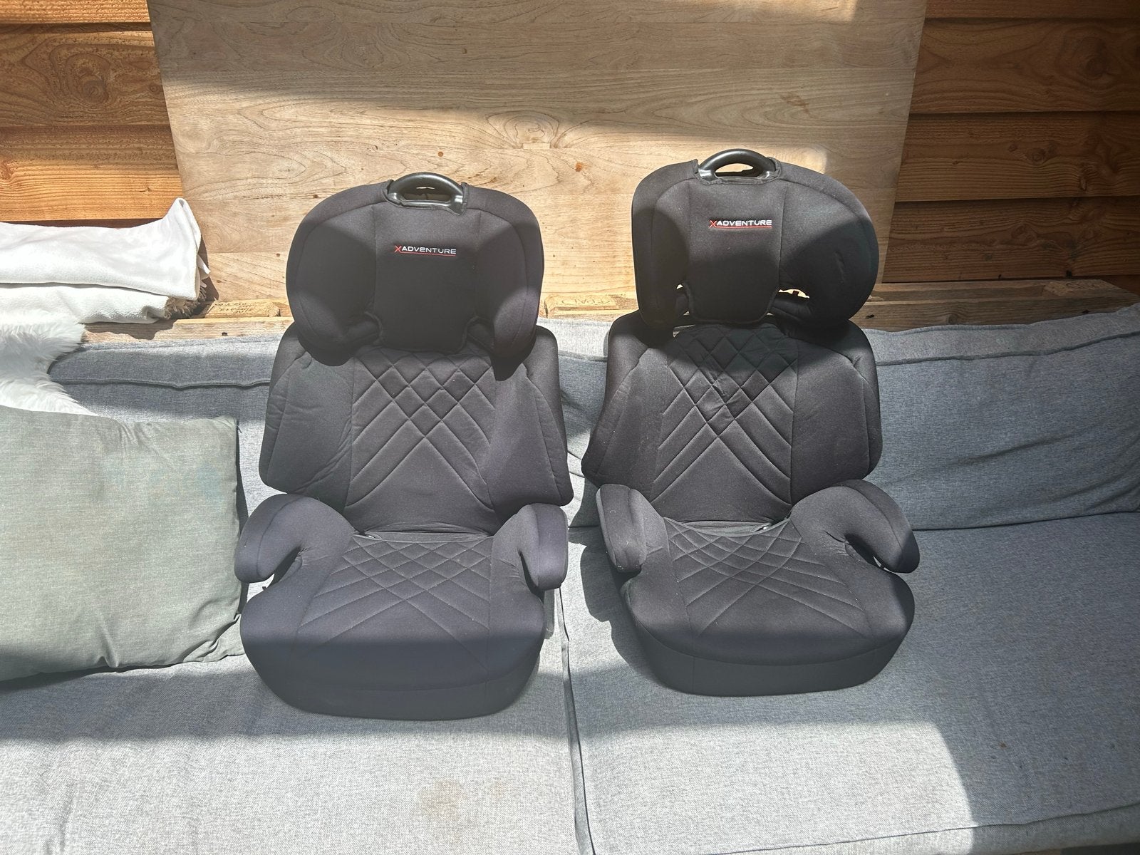 2 nette X-Adventure Autostoel - Zwart met Isofix, Kinderen en Baby's, Autostoeltjes, 15 t/m 36 kg, Afneembare rugleuning, Ophalen