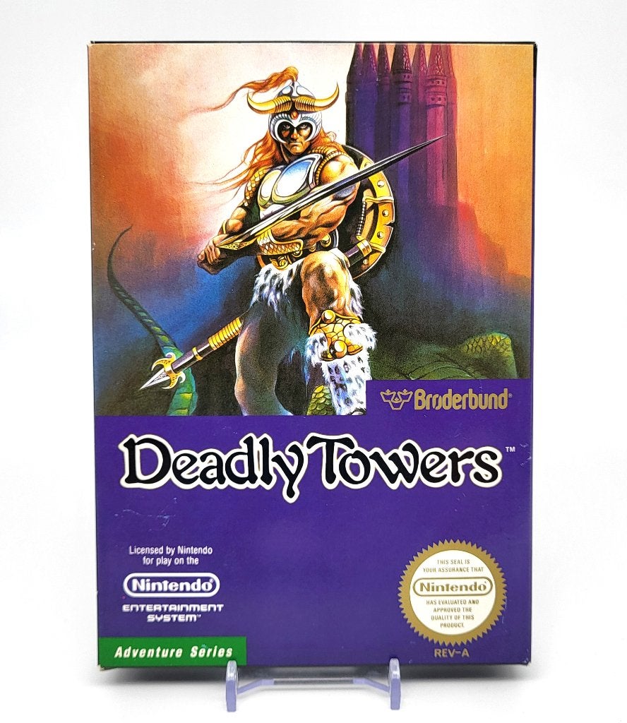 Deadly Towers - Nintendo NES - Rev-A Complete  Near Mint, Avontuur en Actie, Verzenden, 1 speler, Zo goed als nieuw